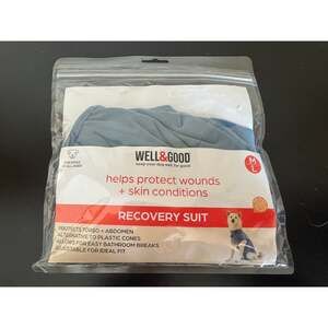 NEW Well & Good Dog Recovery Suit M/L Post Surgery Bodysuit Cone Alternative